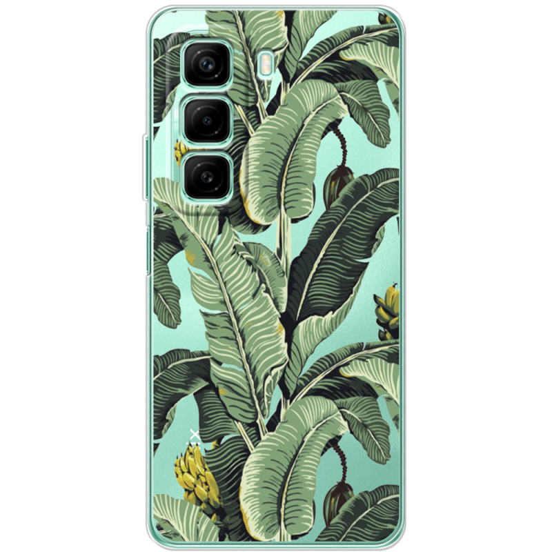 Прозорий чохол BoxFace Infinix Hot 50 Pro Banana Leaves