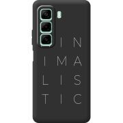 Чорний чохол BoxFace Infinix Hot 50 Pro Minimalistic