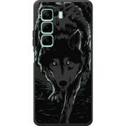 Чорний чохол BoxFace Infinix Hot 50 Pro Wolf