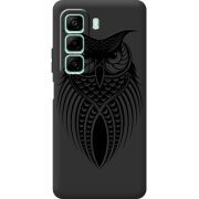 Чорний чохол BoxFace Infinix Hot 50 Pro Owl