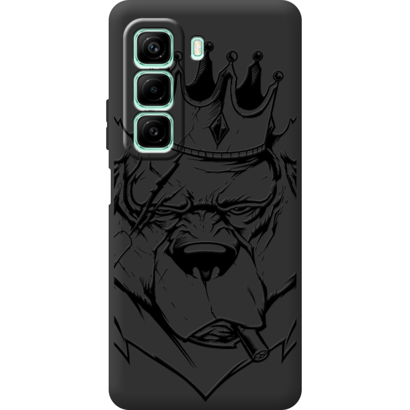 Чорний чохол BoxFace Infinix Hot 50 Pro Bear King