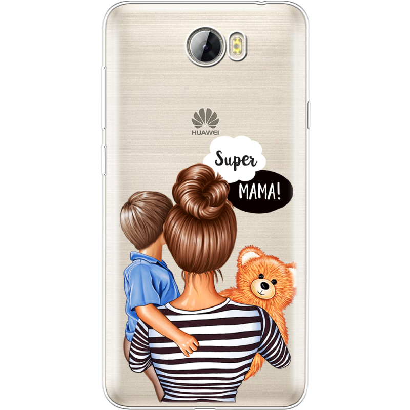 Прозрачный чехол Uprint Huawei Y5 2 Super Mama and Son