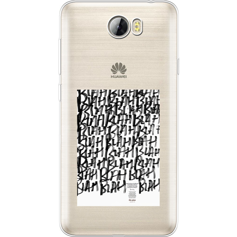 Прозрачный чехол Uprint Huawei Y5 2 Blah Blah