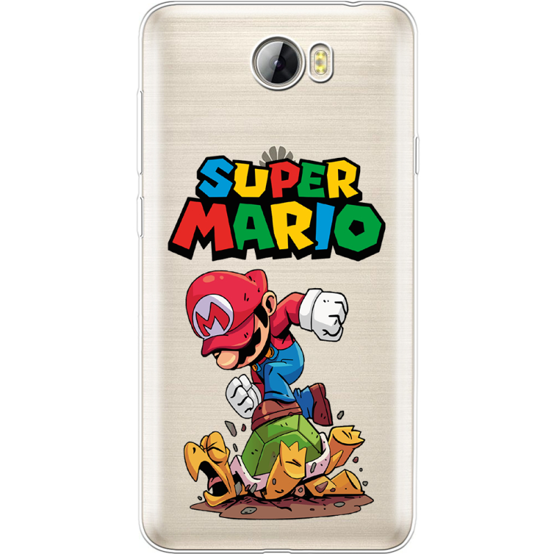 Прозрачный чехол Uprint Huawei Y5 2 Super Mario