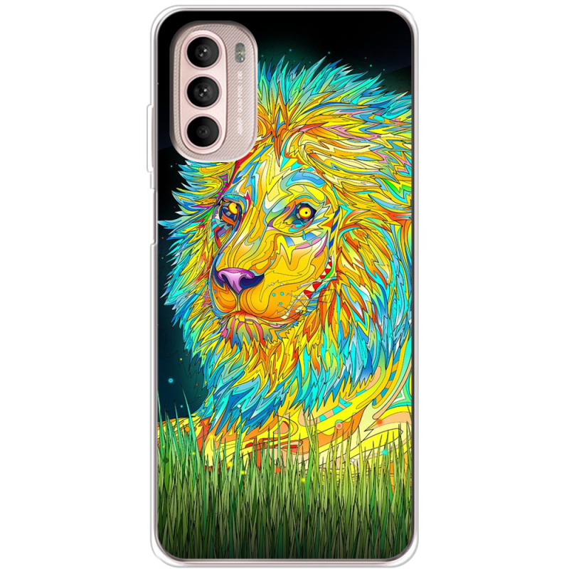 Чохол BoxFace Motorola Moto G52 Moonlight Lion