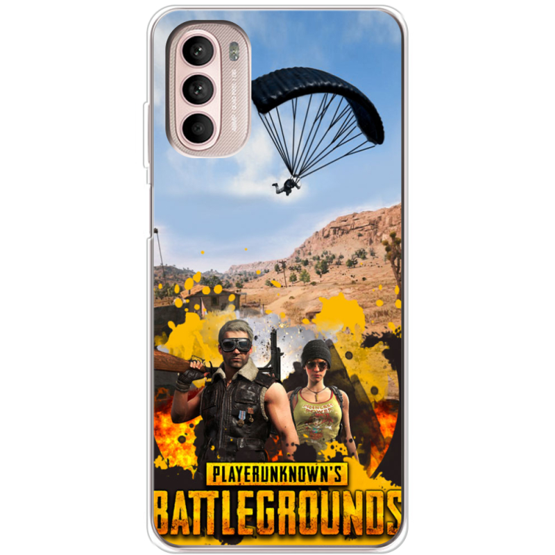 Чохол BoxFace Motorola Moto G52 Pubg parachute