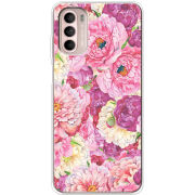 Чохол BoxFace Motorola Moto G52 Pink Peonies