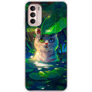 Чохол BoxFace Motorola Moto G52 White Tiger Cub