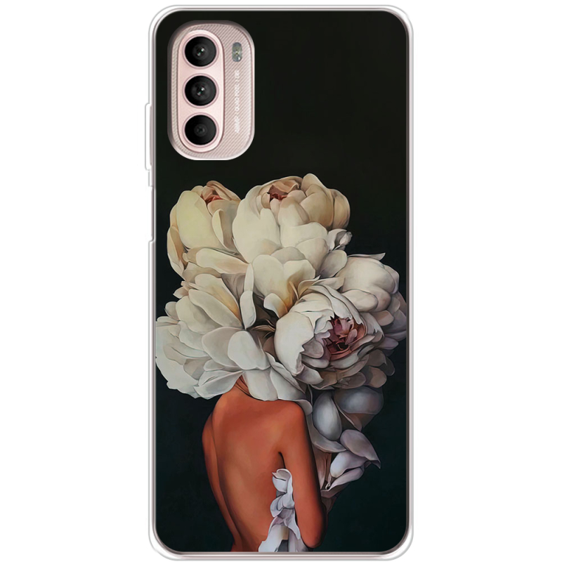 Чохол BoxFace Motorola Moto G52 Exquisite White Flowers