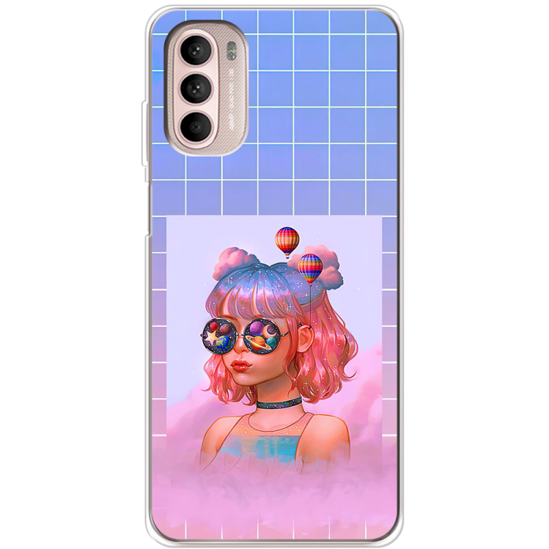 Чохол BoxFace Motorola Moto G52 Girl in the Clouds