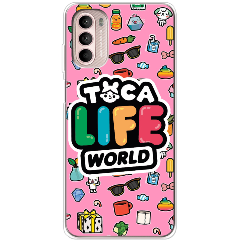 Чохол BoxFace Motorola Moto G52 Toca Boca Life World