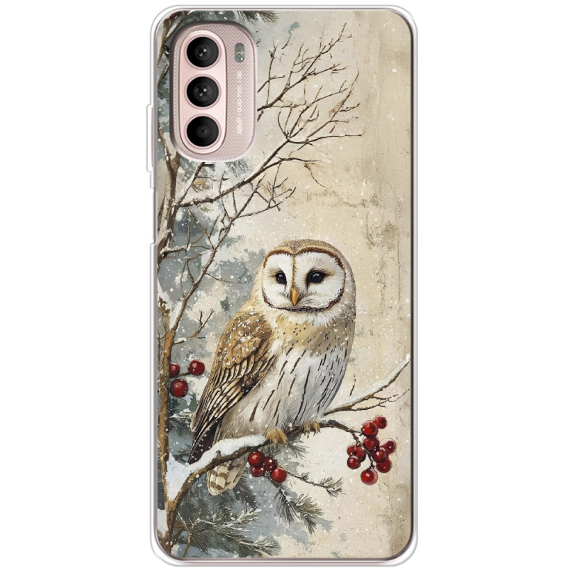 Чохол BoxFace Motorola Moto G52 Christmas Owl