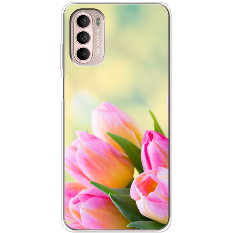 Чохол BoxFace Motorola Moto G52 Bouquet of Tulips