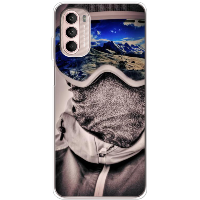 Чохол BoxFace Motorola Moto G52 snowboarder