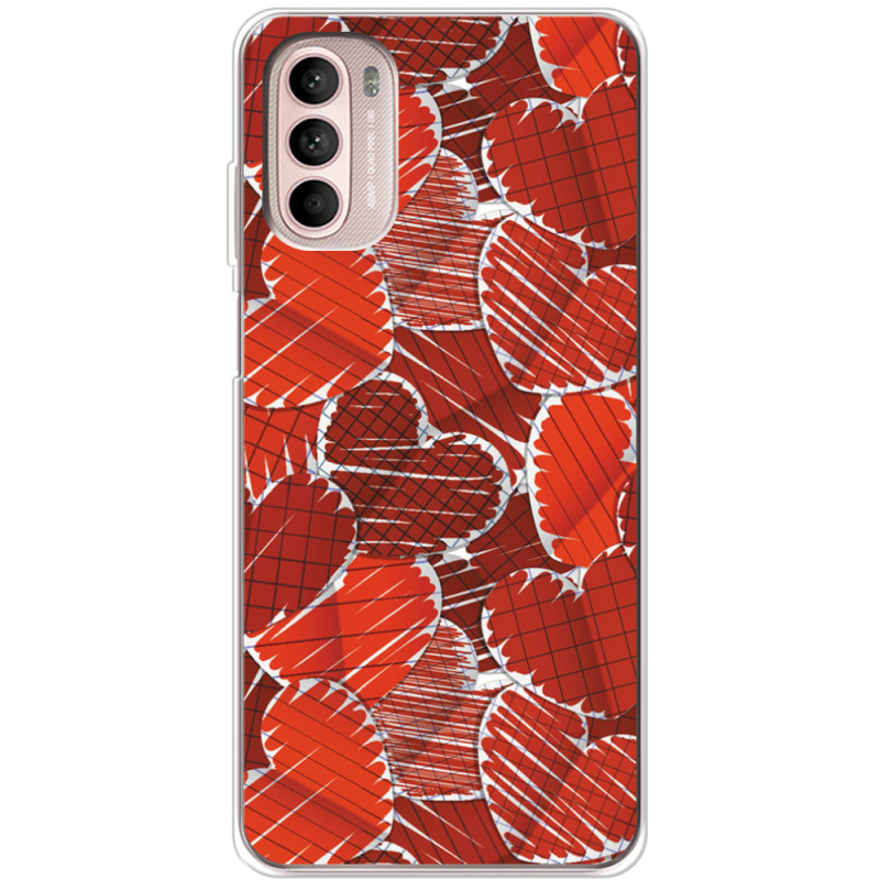 Чохол BoxFace Motorola Moto G52 Heart Strings