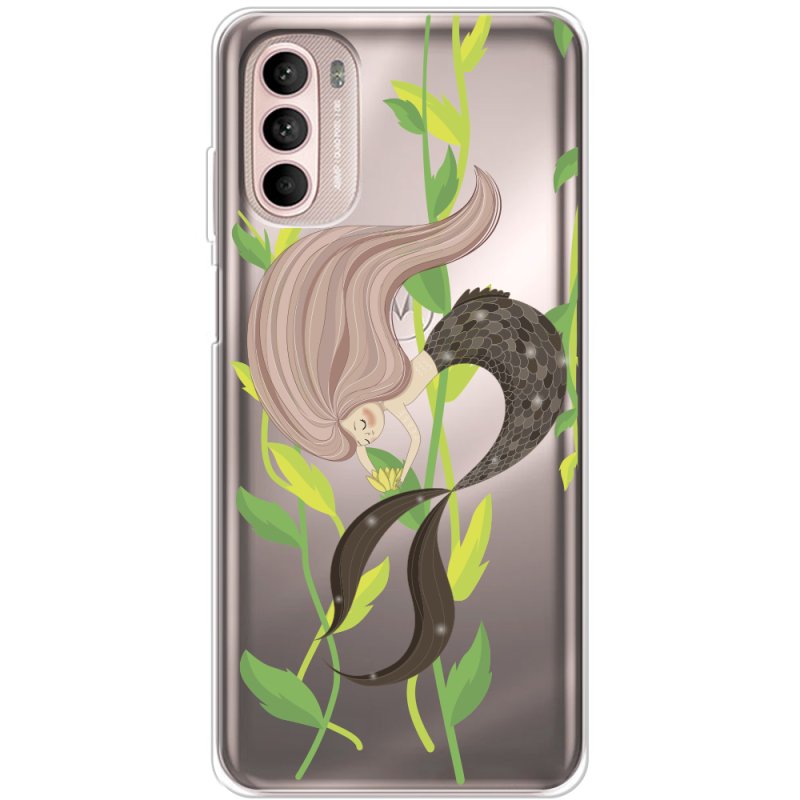 Прозорий чохол BoxFace Motorola Moto G52 Cute Mermaid