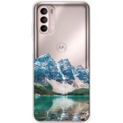 Прозорий чохол BoxFace Motorola Moto G52 Blue Mountain