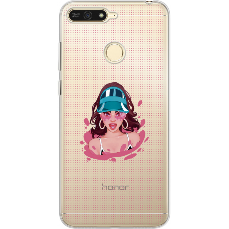 Прозрачный чехол Uprint Huawei Y6 Prime 2018 / Honor 7A Pro Selena Gomez