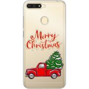 Прозрачный чехол Uprint Huawei Y6 Prime 2018 / Honor 7A Pro Holiday Car