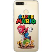 Прозрачный чехол Uprint Huawei Y6 Prime 2018 / Honor 7A Pro Super Mario