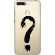 Прозрачный чехол Uprint Huawei Y6 Prime 2018 / Honor 7A Pro Swan question