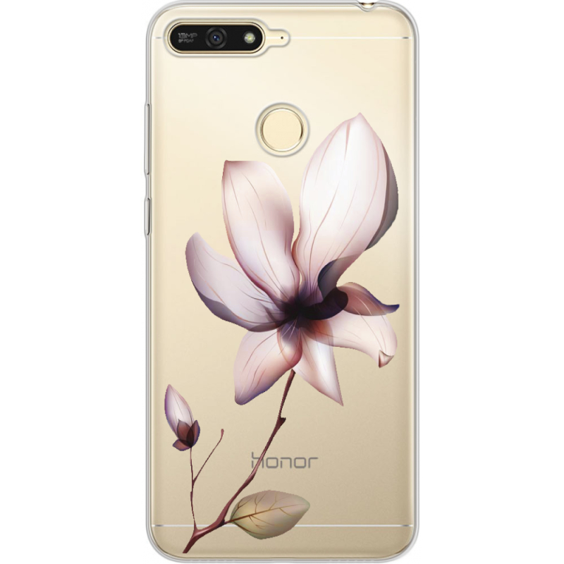 Прозрачный чехол Uprint Huawei Y6 Prime 2018 / Honor 7A Pro Magnolia