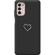 Чорний чохол BoxFace Motorola Moto G52 My Heart