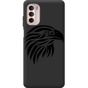 Чорний чохол BoxFace Motorola Moto G52 Eagle