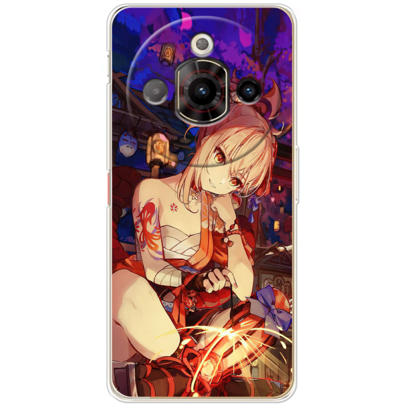 Чохол BoxFace Nubia Focus Pro Genshin Ёимия с огоньком