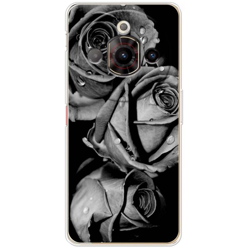 Чохол BoxFace Nubia Focus Pro Black and White Roses