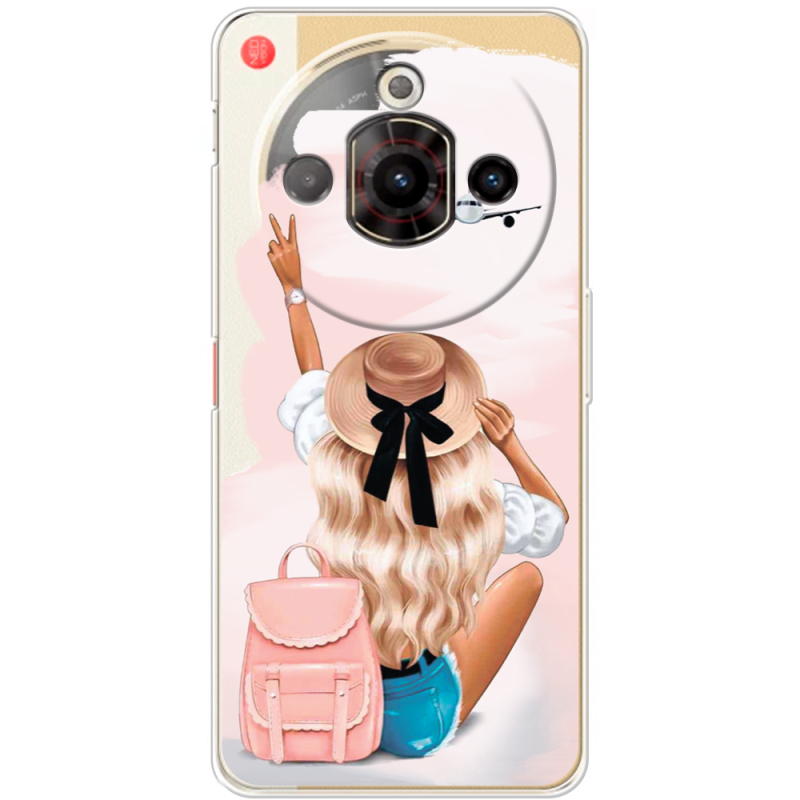 Прозорий чохол BoxFace Nubia Focus Pro 5G Travel Girl