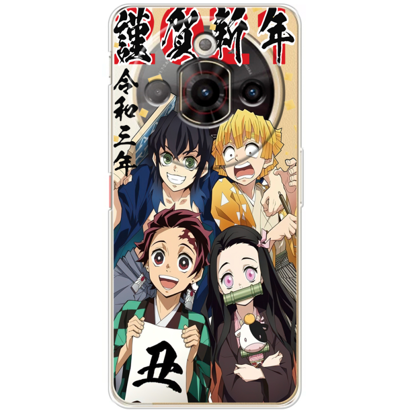 Прозорий чохол BoxFace Nubia Focus Pro 5G Незуко та друзі