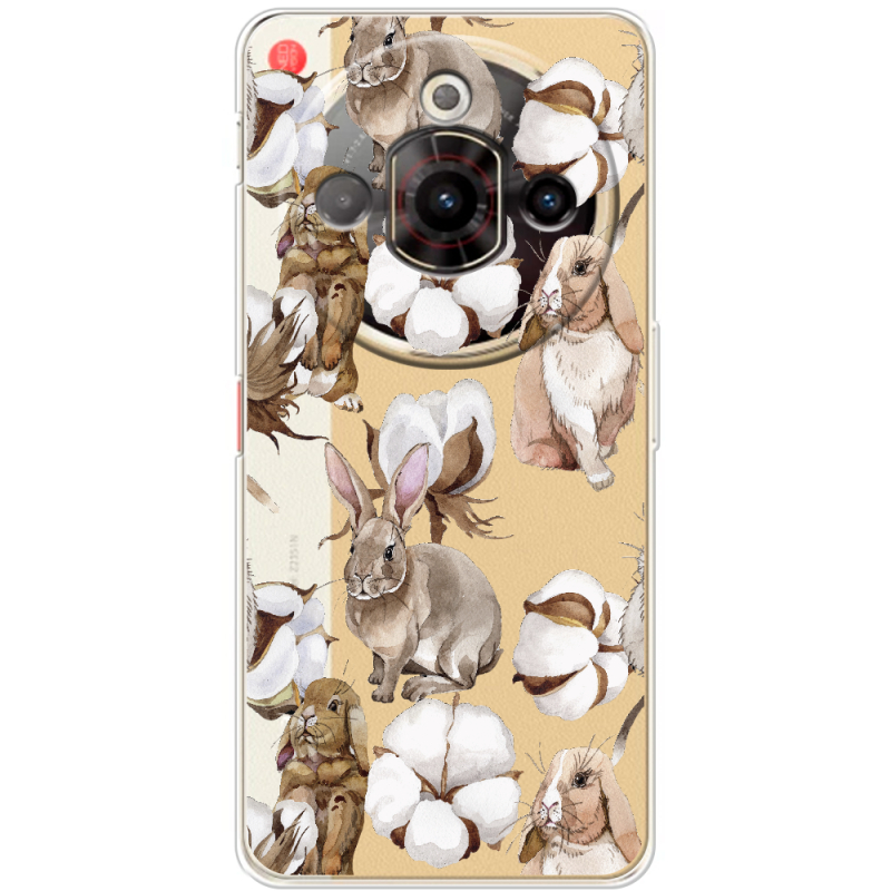 Прозорий чохол BoxFace Nubia Focus Pro Cotton and Rabbits