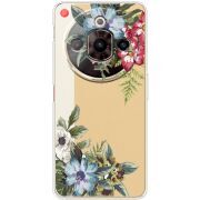 Прозорий чохол BoxFace Nubia Focus Pro 5G Floral