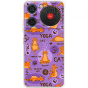 Чохол BoxFace ZTE Nubia Music Yoga Cat