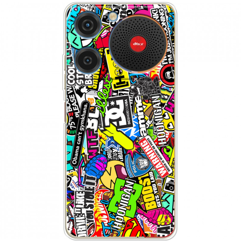 Чохол BoxFace ZTE Nubia Music Multicolored Inscriptions