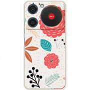 Чохол BoxFace ZTE Nubia Music Line Flowers