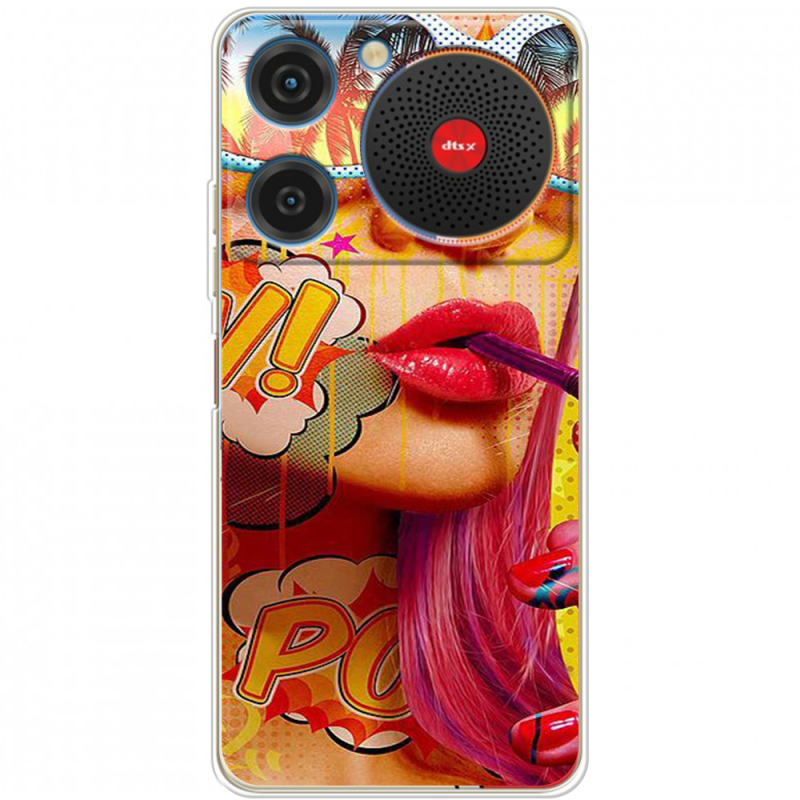 Чохол BoxFace ZTE Nubia Music Yellow Girl Pop Art