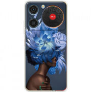 Чохол BoxFace ZTE Nubia Music Exquisite Blue Flowers