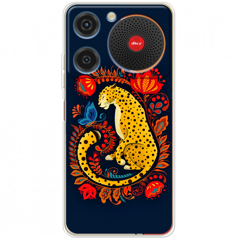 Чохол BoxFace ZTE Nubia Music Petrykivka Leopard