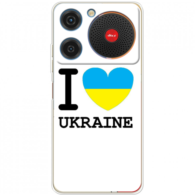 Чохол BoxFace ZTE Nubia Music I love Ukraine