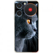 Чохол BoxFace ZTE Nubia Music English cat