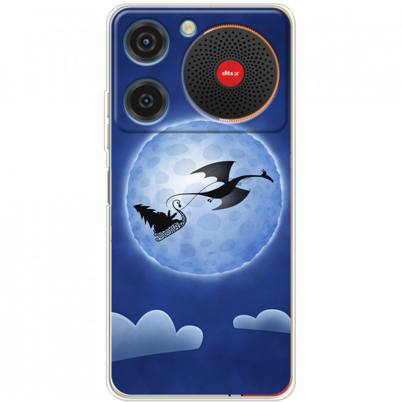 Чохол BoxFace ZTE Nubia Music Christmas Dragon