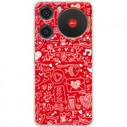 Чохол BoxFace ZTE Nubia Music Happy Valentines