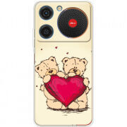 Чохол BoxFace ZTE Nubia Music Teddy Bear Love