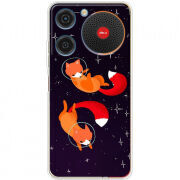 Чохол BoxFace ZTE Nubia Music Fox-Astronauts