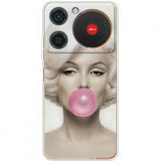 Чохол BoxFace ZTE Nubia Music Marilyn Monroe Bubble Gum