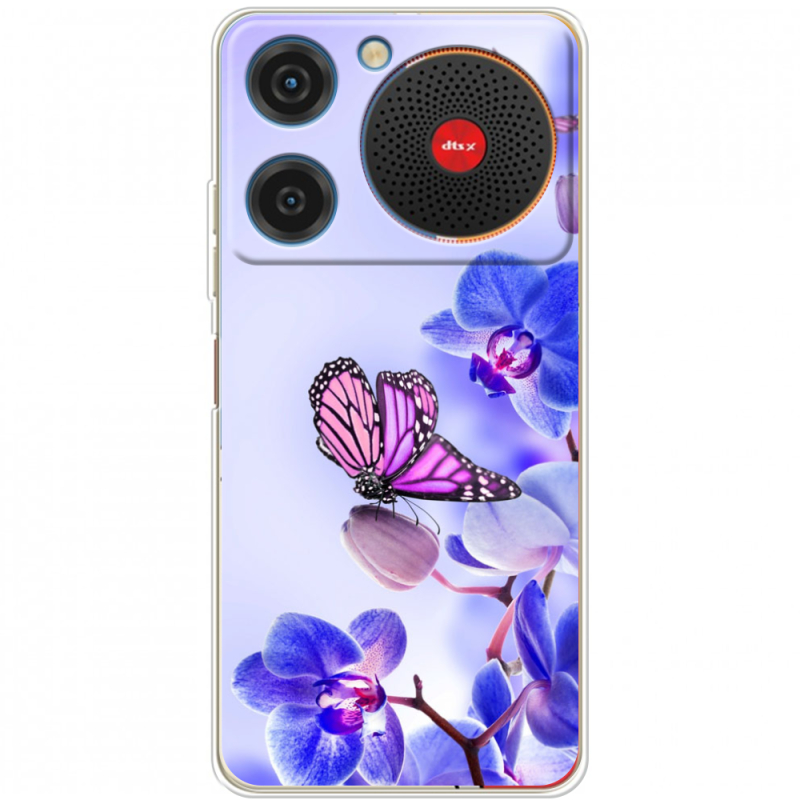 Чохол BoxFace ZTE Nubia Music Orchids and Butterflies