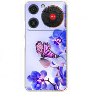 Чохол BoxFace ZTE Nubia Music Orchids and Butterflies