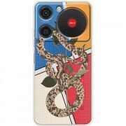 Прозорий чохол BoxFace ZTE Nubia Music Glamor Snake